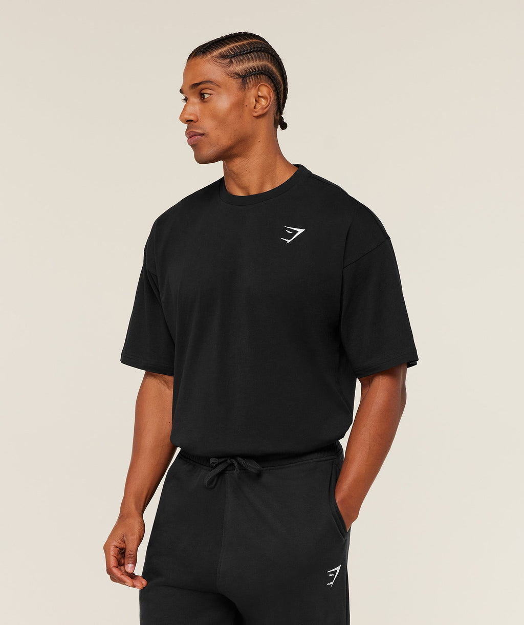 Crest Oversized T-Shirt - GS Black — imagem 4