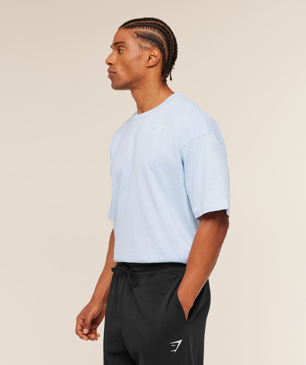 Crest Oversized T-Shirt - Chilled Blue — imagem 2