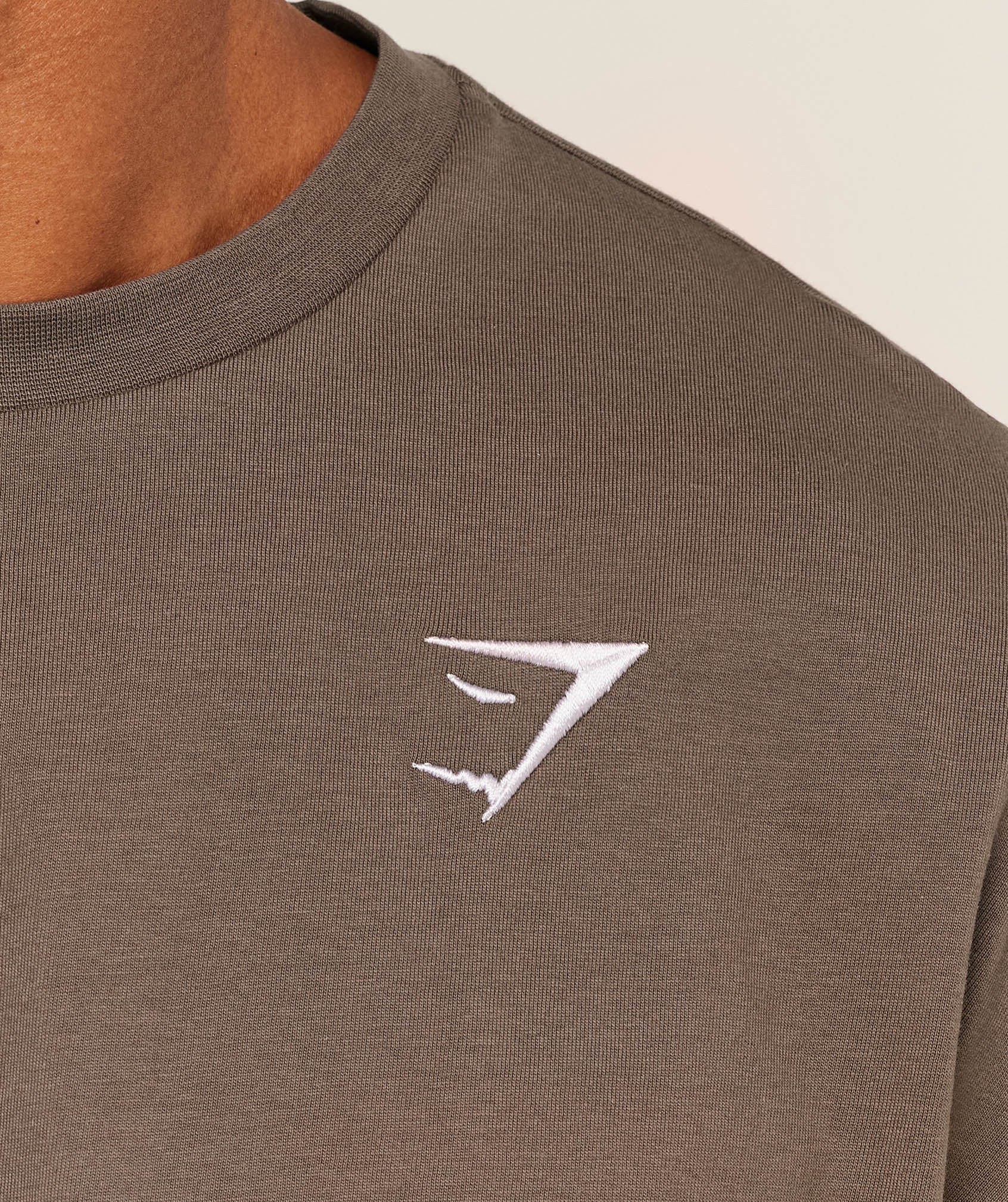Crest Oversized T-Shirt - Soft Brown — imagem 5