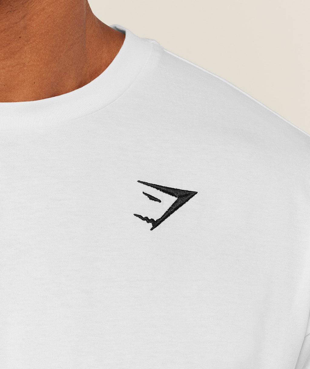 Crest Oversized T-Shirt - GS White — imagem 5