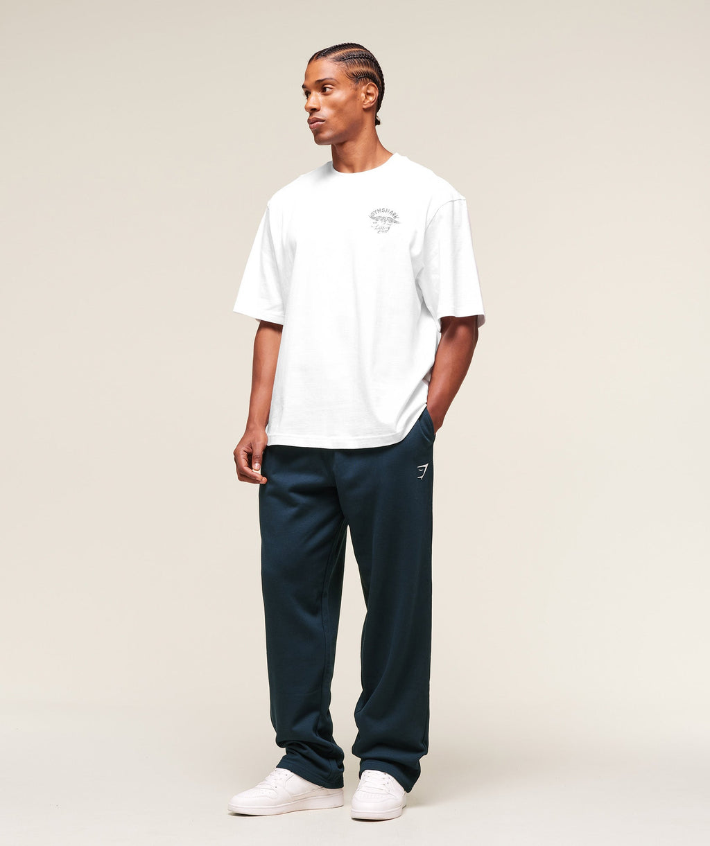Crest Straight Leg Joggers - Navy — imagem 4