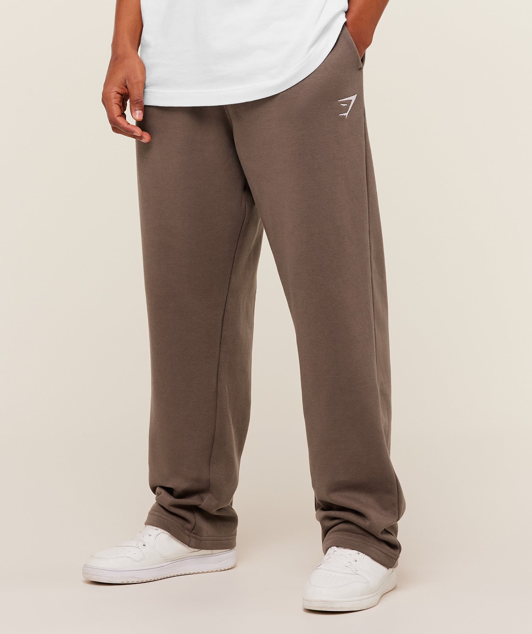 Crest Straight Leg Joggers - Soft Brown — imagem 3