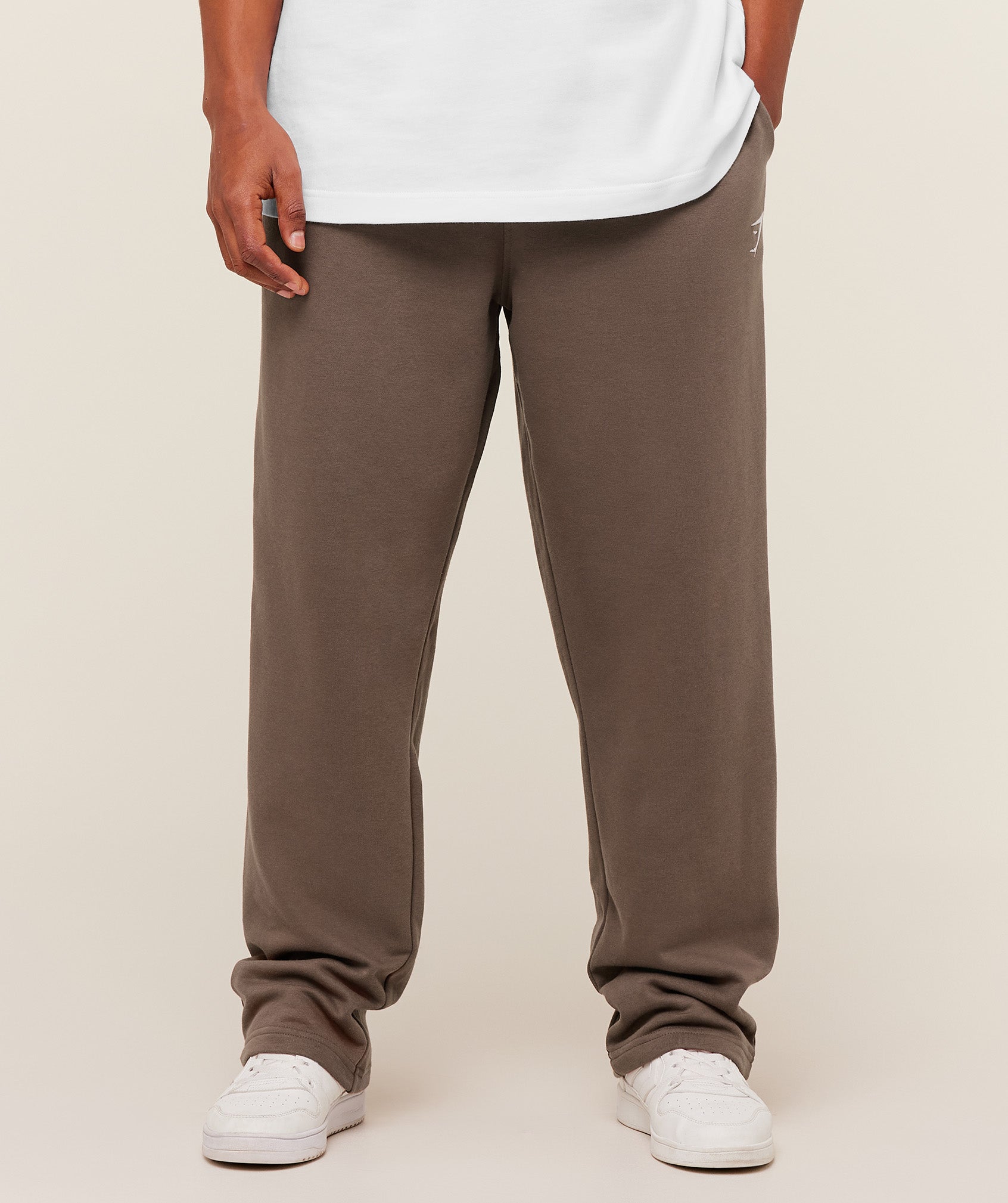 Crest Straight Leg Joggers - Soft Brown — imagem 1