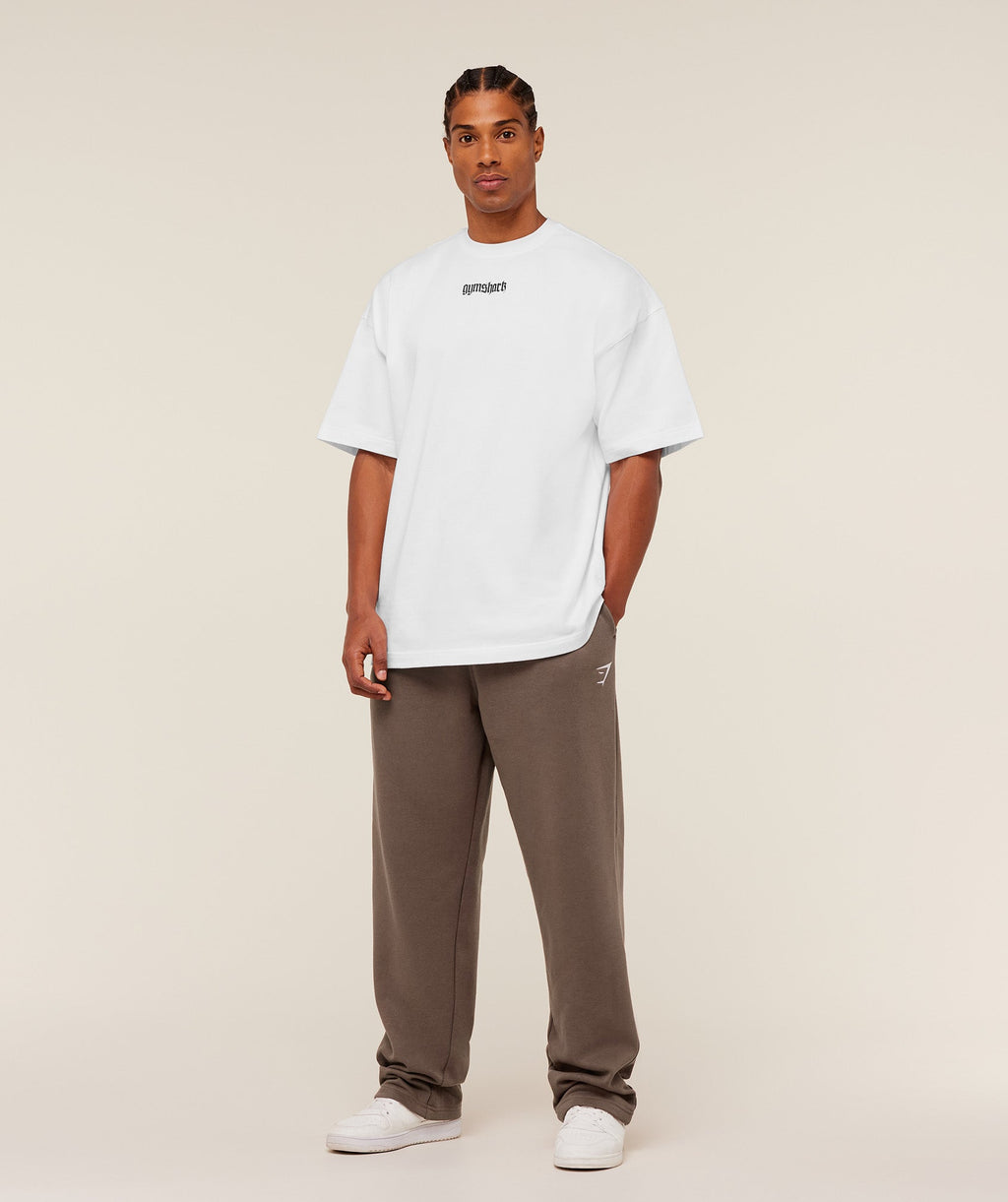 Crest Straight Leg Joggers - Soft Brown — imagem 4