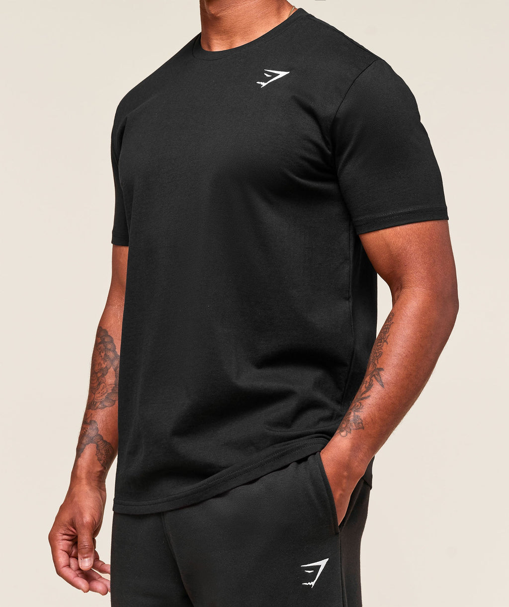 Crest T-Shirt - Black — imagem 3