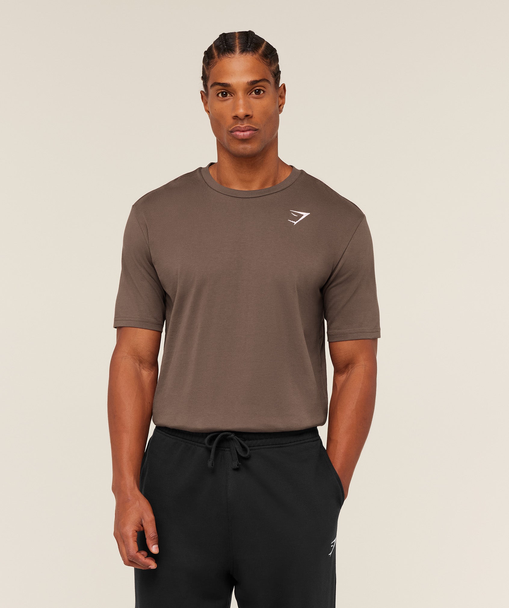 Crest T-Shirt - Soft Brown — imagem 1