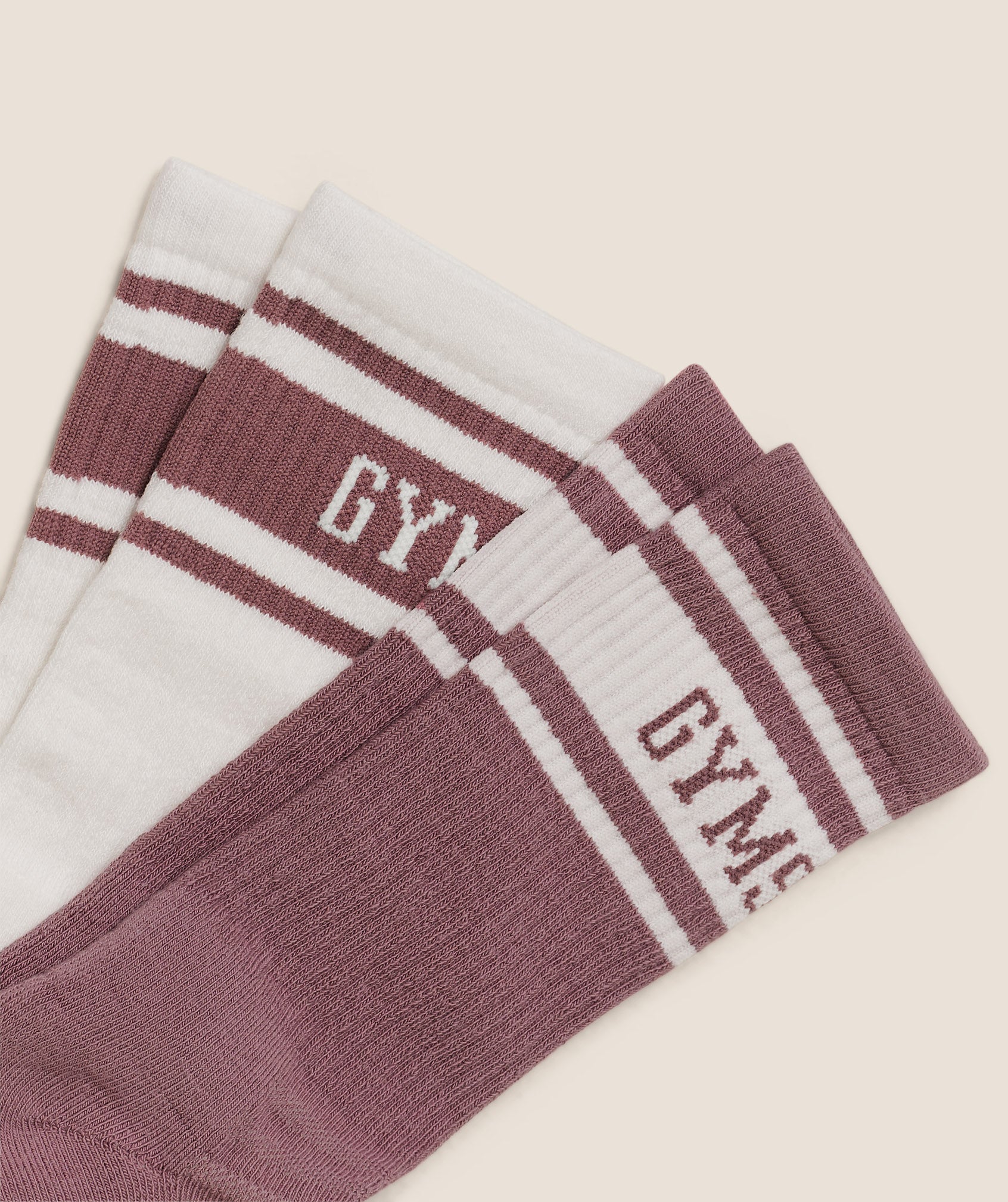 Collegiate Crew Sock 2pk - Calm Pink — imagem 2