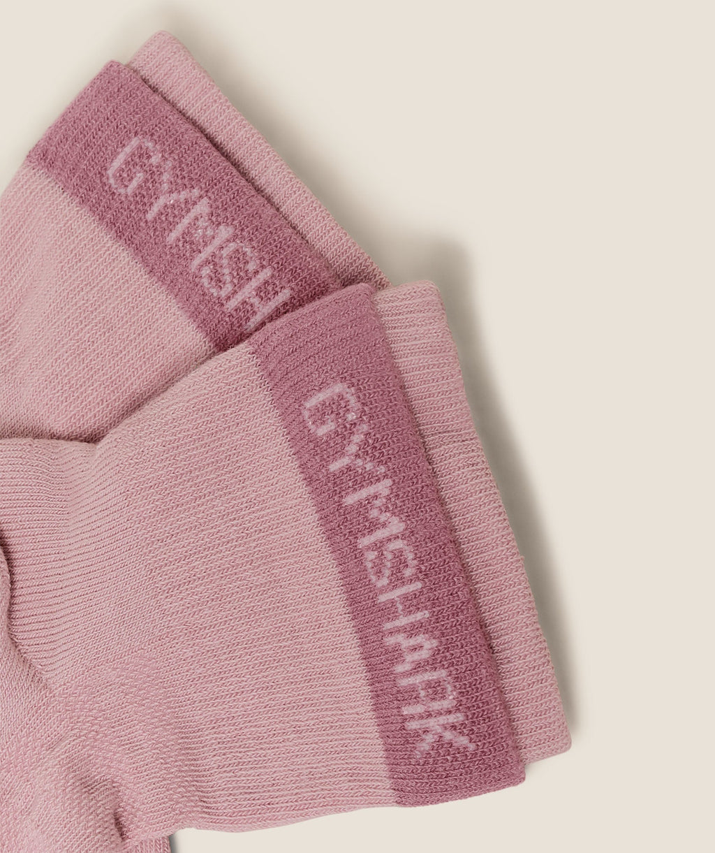 Double Cuffed Socks Single - Light Pink — imagem 3