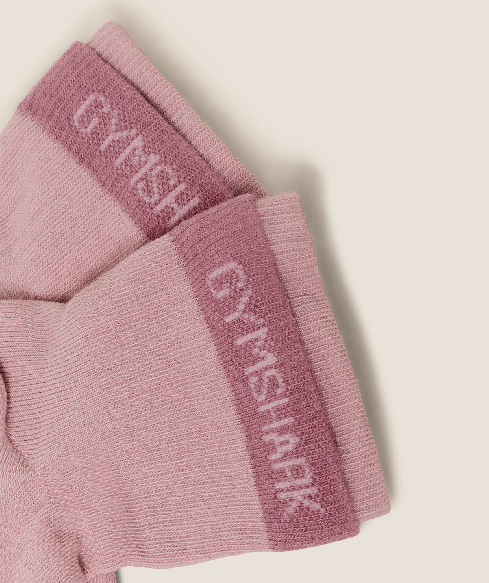 Double Cuffed Socks Single - Light Pink — imagem 3
