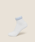 Double Cuffed Socks Single - White — imagem 1