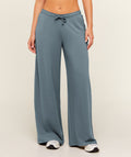Lightweight Wide Leg Pants Regular - Iron Blue — imagem 1