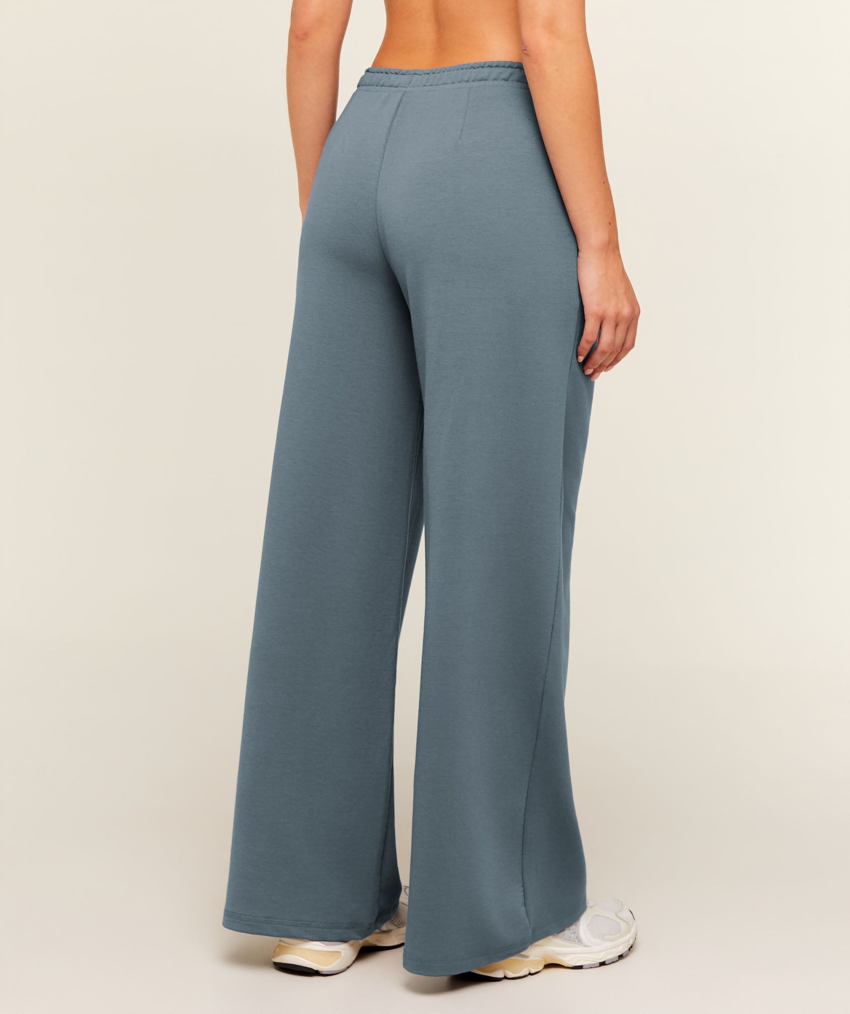 Lightweight Wide Leg Pants Regular - Iron Blue — imagem 3