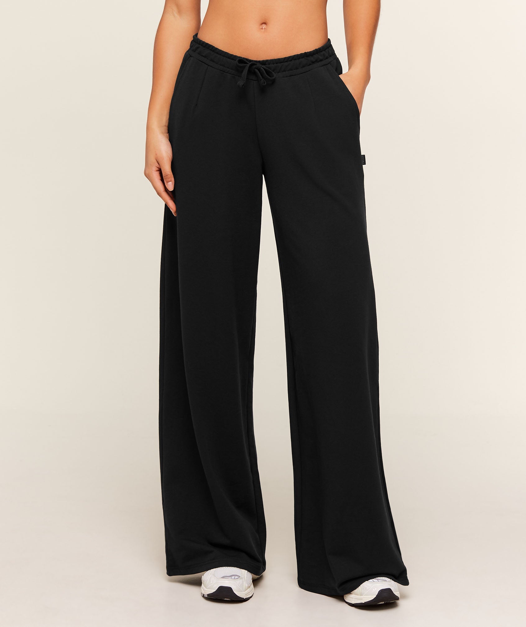 Lightweight Wide Leg Pant Tall - Black — imagem 1