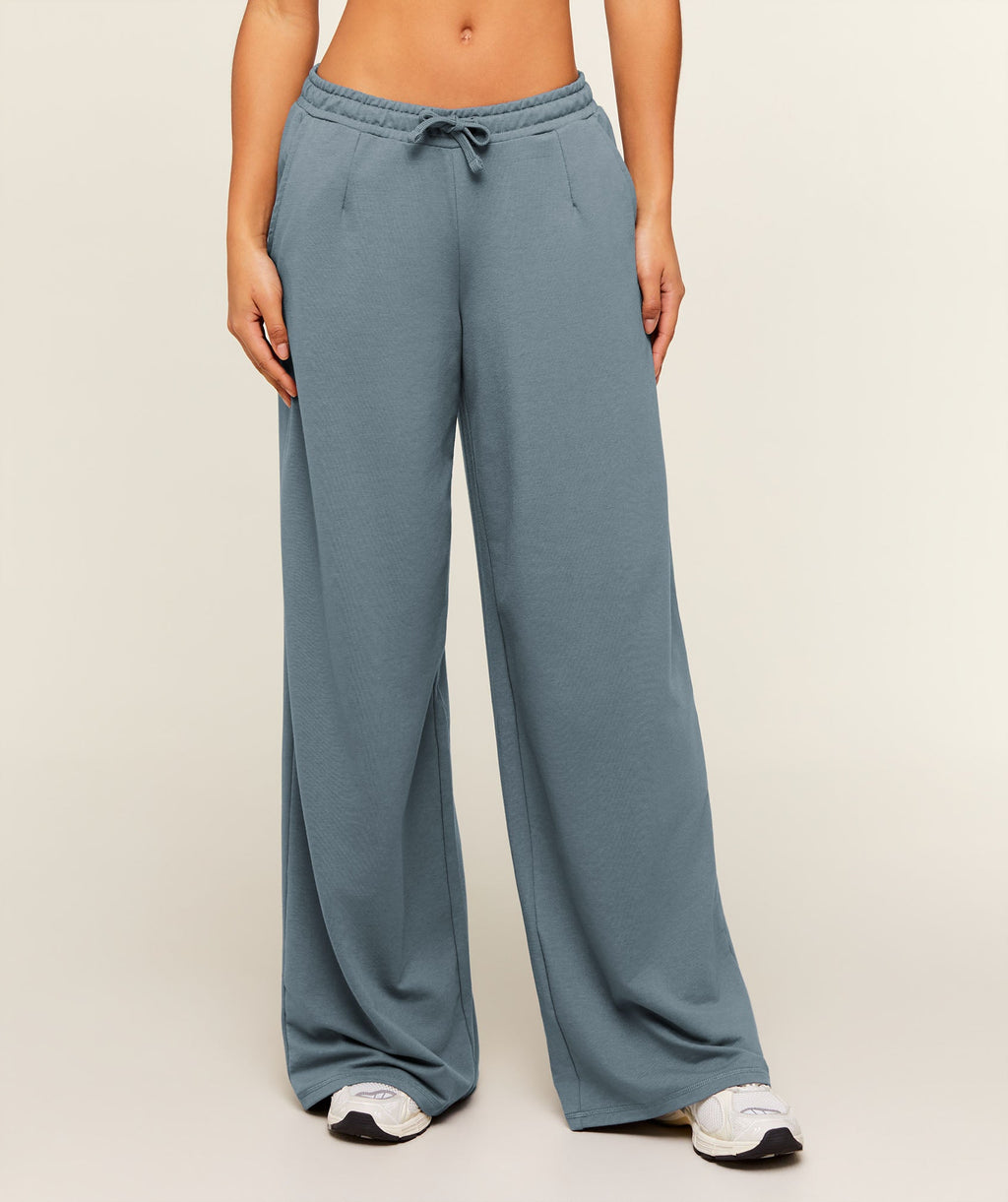 Lightweight Wide Leg Pant Tall - Iron Blue — imagem 1