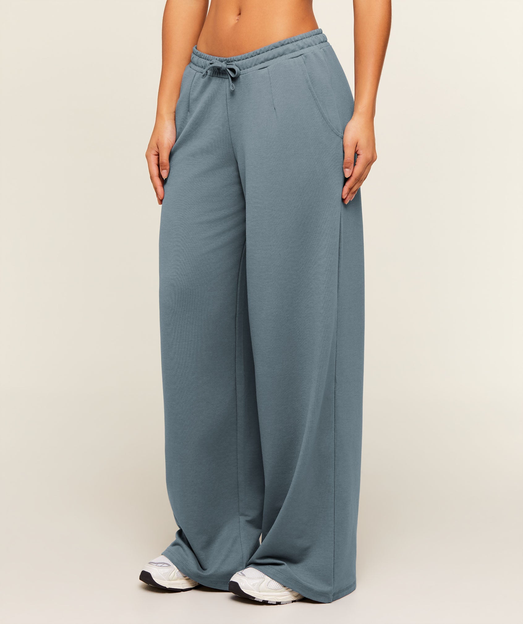 Lightweight Wide Leg Pant Tall - Iron Blue — imagem 4