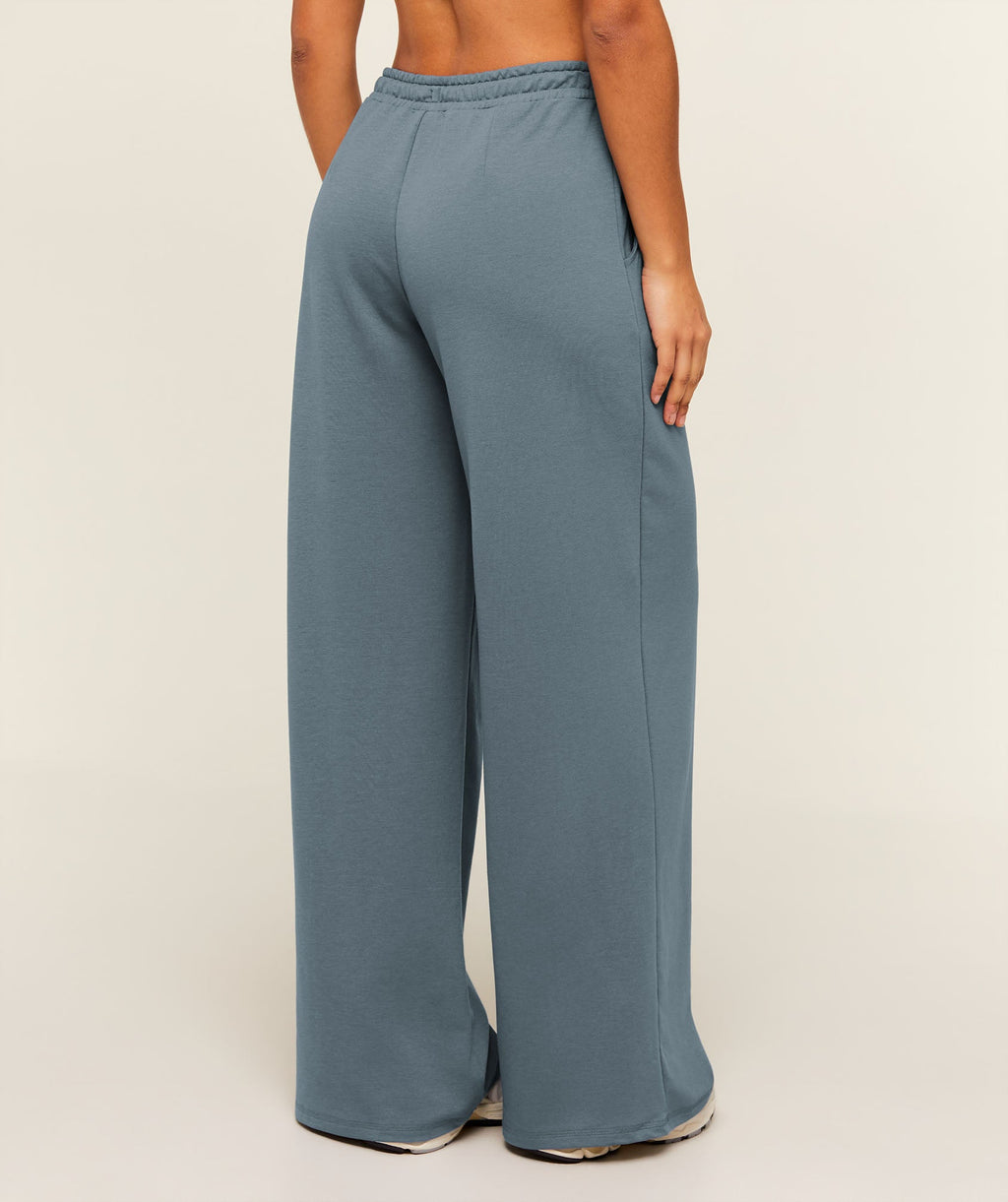 Lightweight Wide Leg Pant Tall - Iron Blue — imagem 3