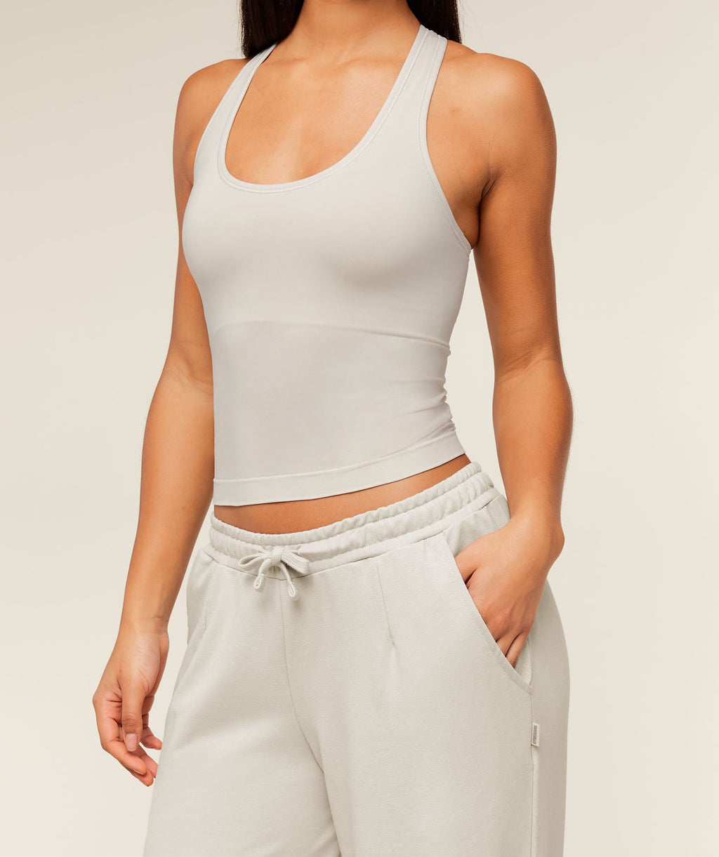 Lightweight Wide Leg Pant Tall - Pebble Grey — imagem 6