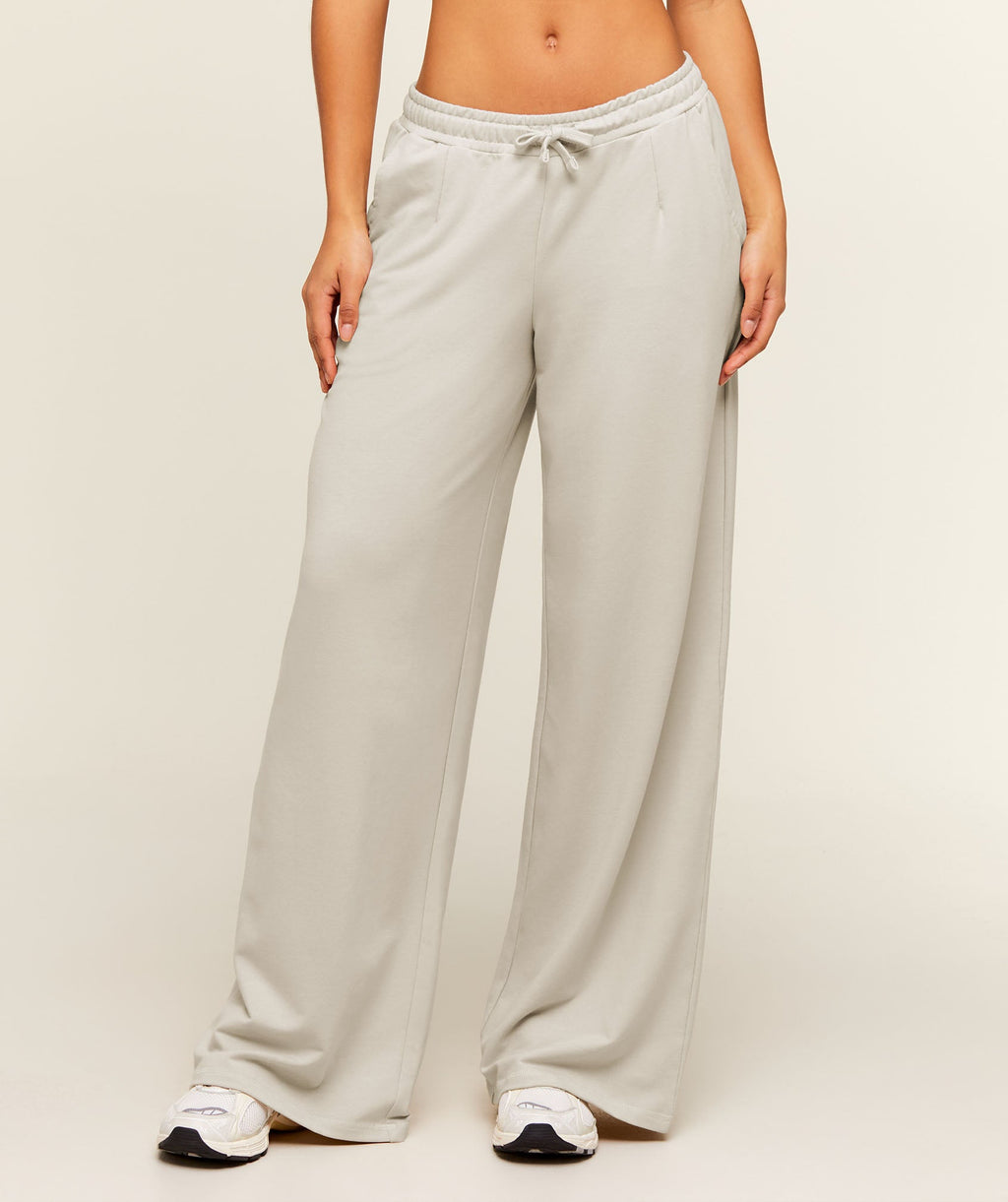 Lightweight Wide Leg Pant Tall - Pebble Grey — imagem 1