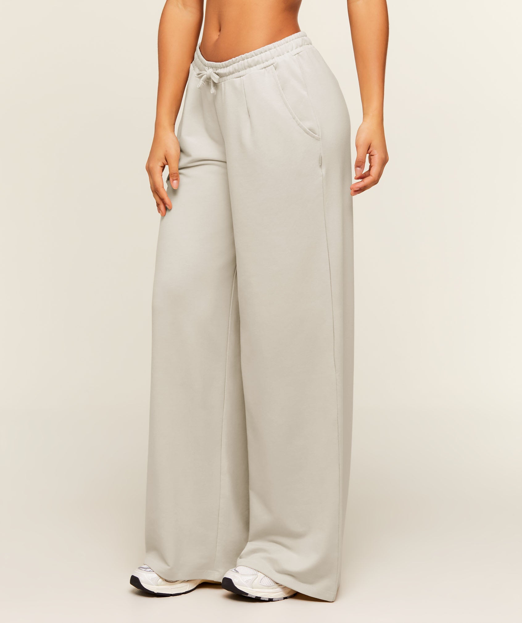Lightweight Wide Leg Pant Tall - Pebble Grey — imagem 4