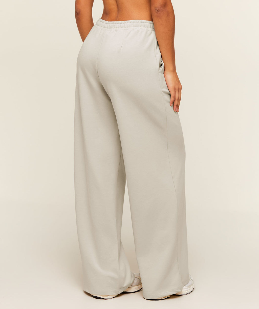 Lightweight Wide Leg Pant Tall - Pebble Grey — imagem 3