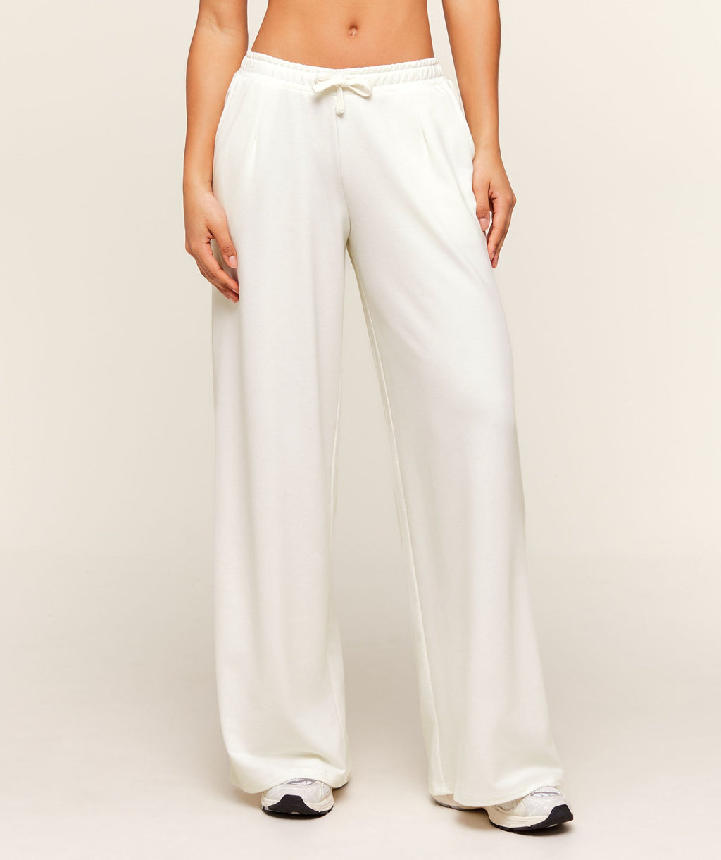 Lightweight Wide Leg Pant Tall - Soft White — imagem 1
