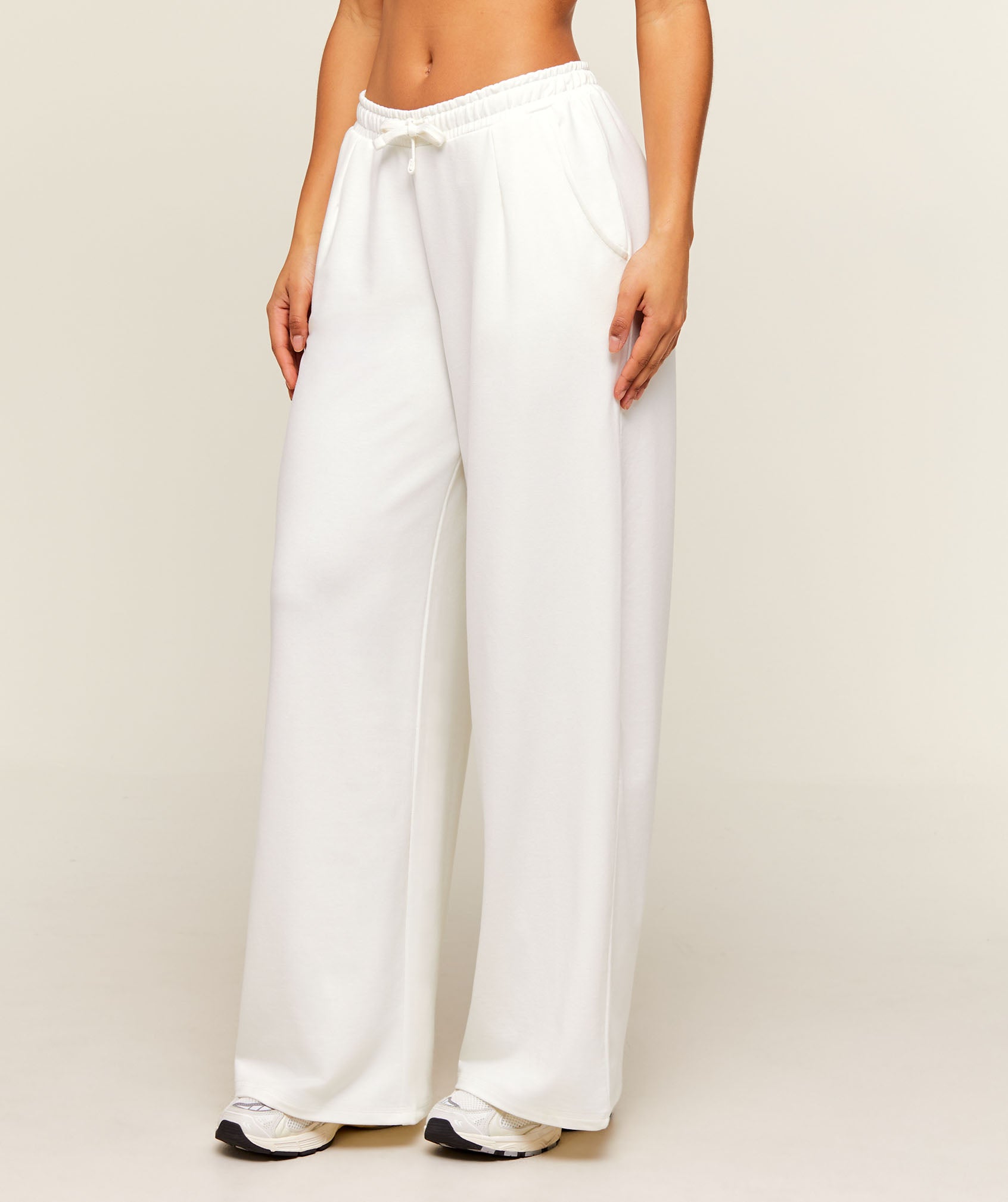 Lightweight Wide Leg Pant Tall - Soft White — imagem 4
