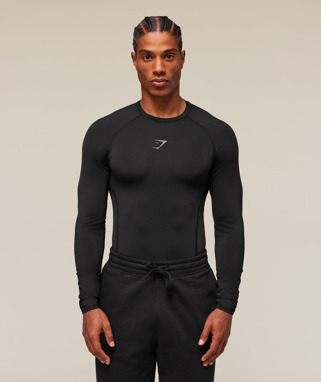 Element Baselayer Long Sleeve T-Shirt - Black — imagem 1