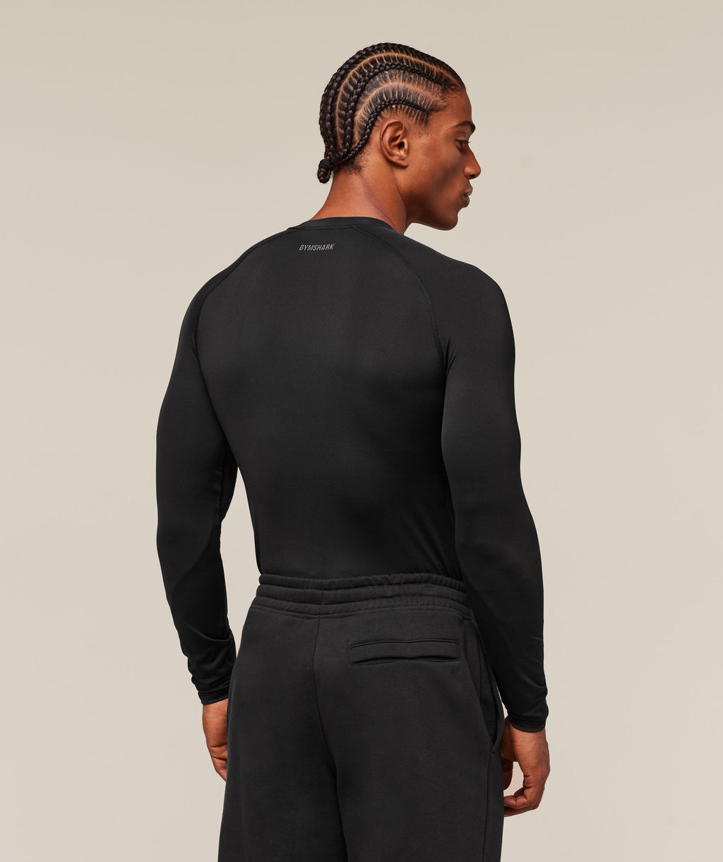 Element Baselayer Long Sleeve T-Shirt - Black — imagem 3