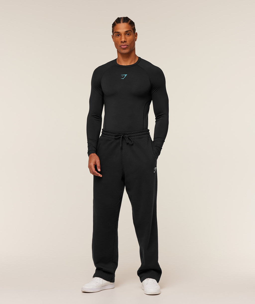 Element Baselayer Long Sleeve T-Shirt - Black/Brand Blue — imagem 6