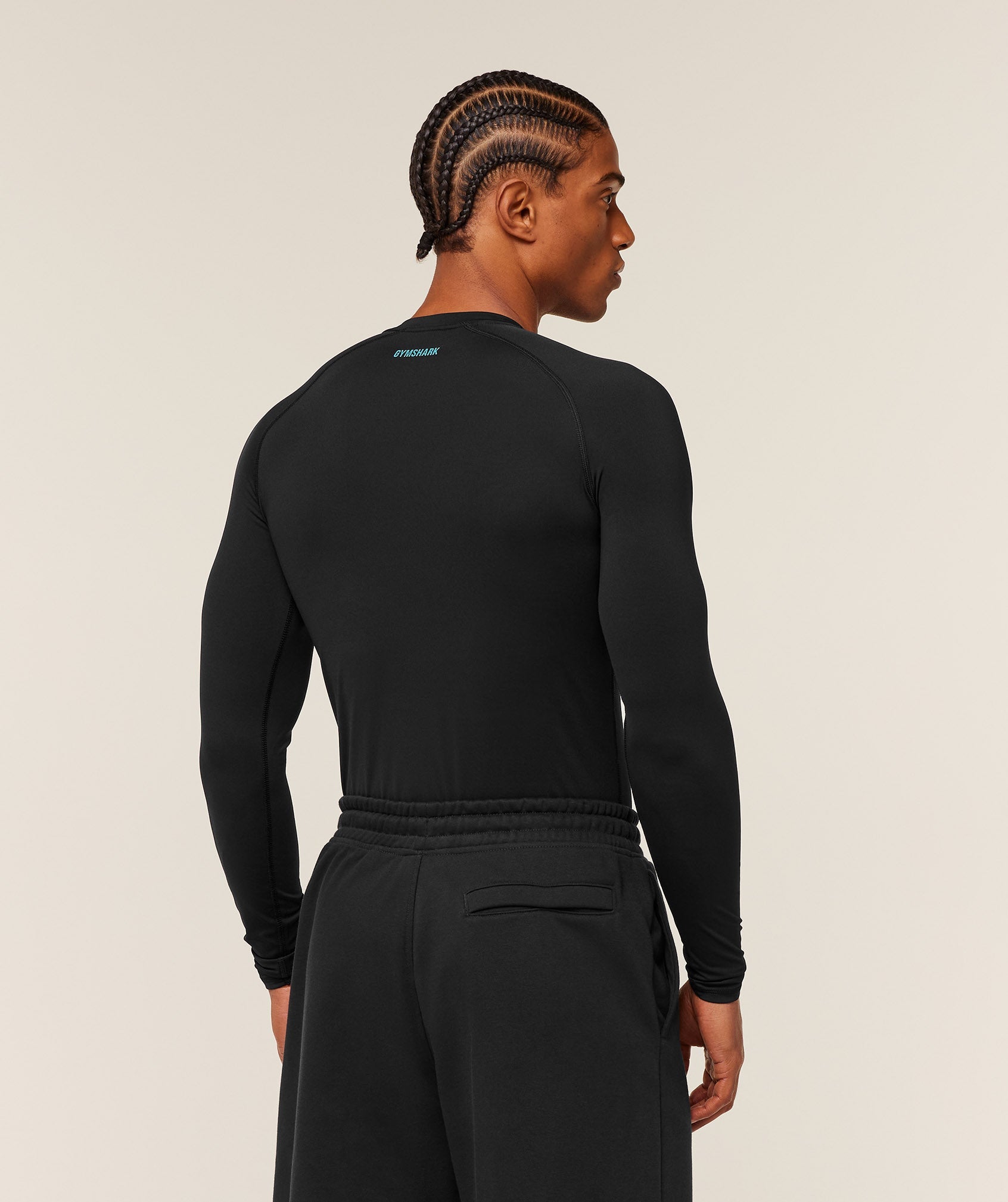 Element Baselayer Long Sleeve T-Shirt - Black/Brand Blue — imagem 2
