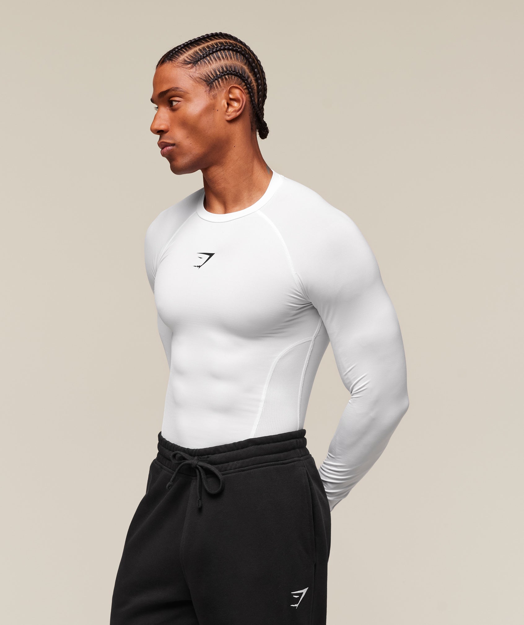 Element Baselayer Long Sleeve T-Shirt - White — imagem 4