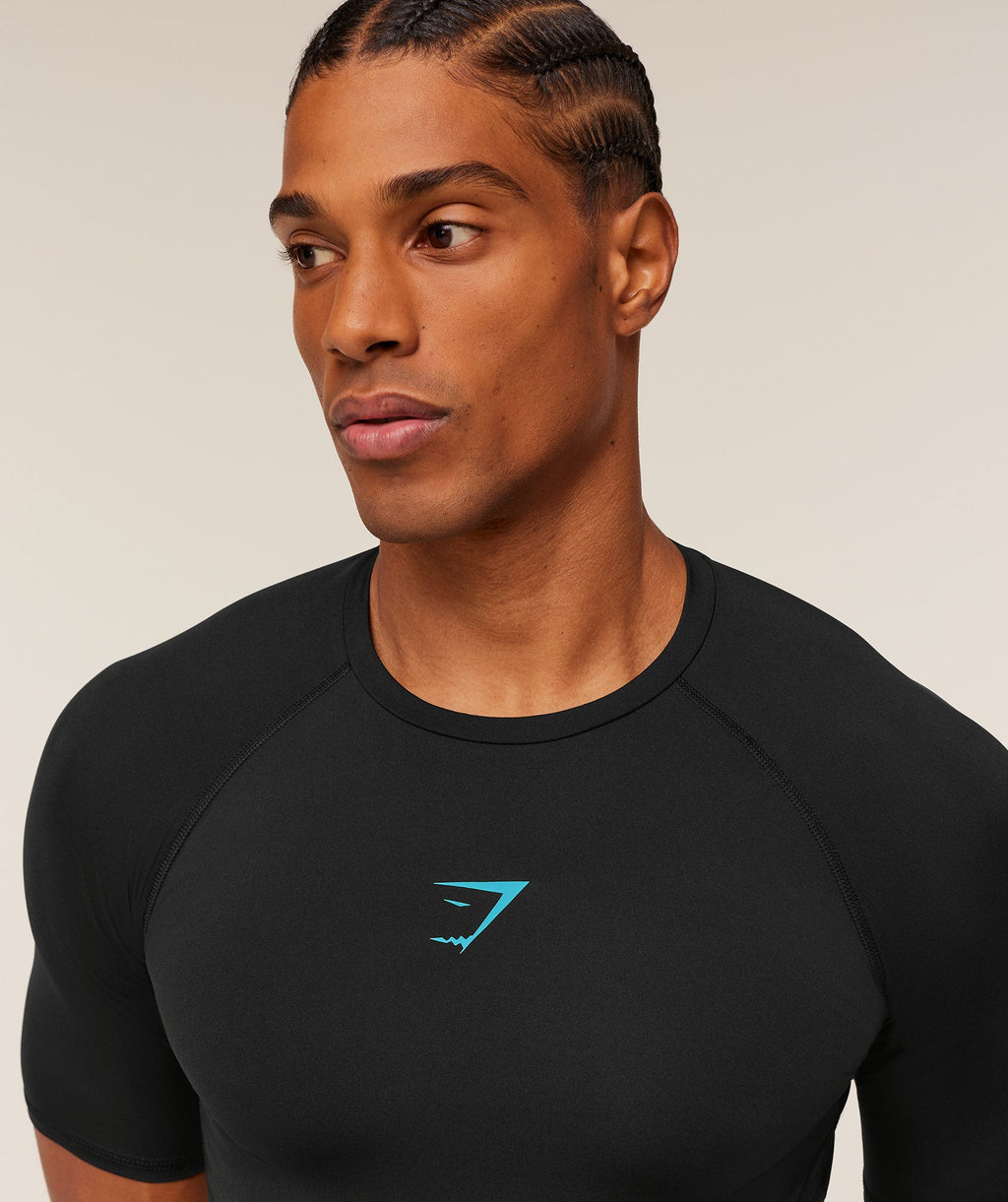 Element Baselayer T-Shirt - Black/Brand Blue — imagem 4
