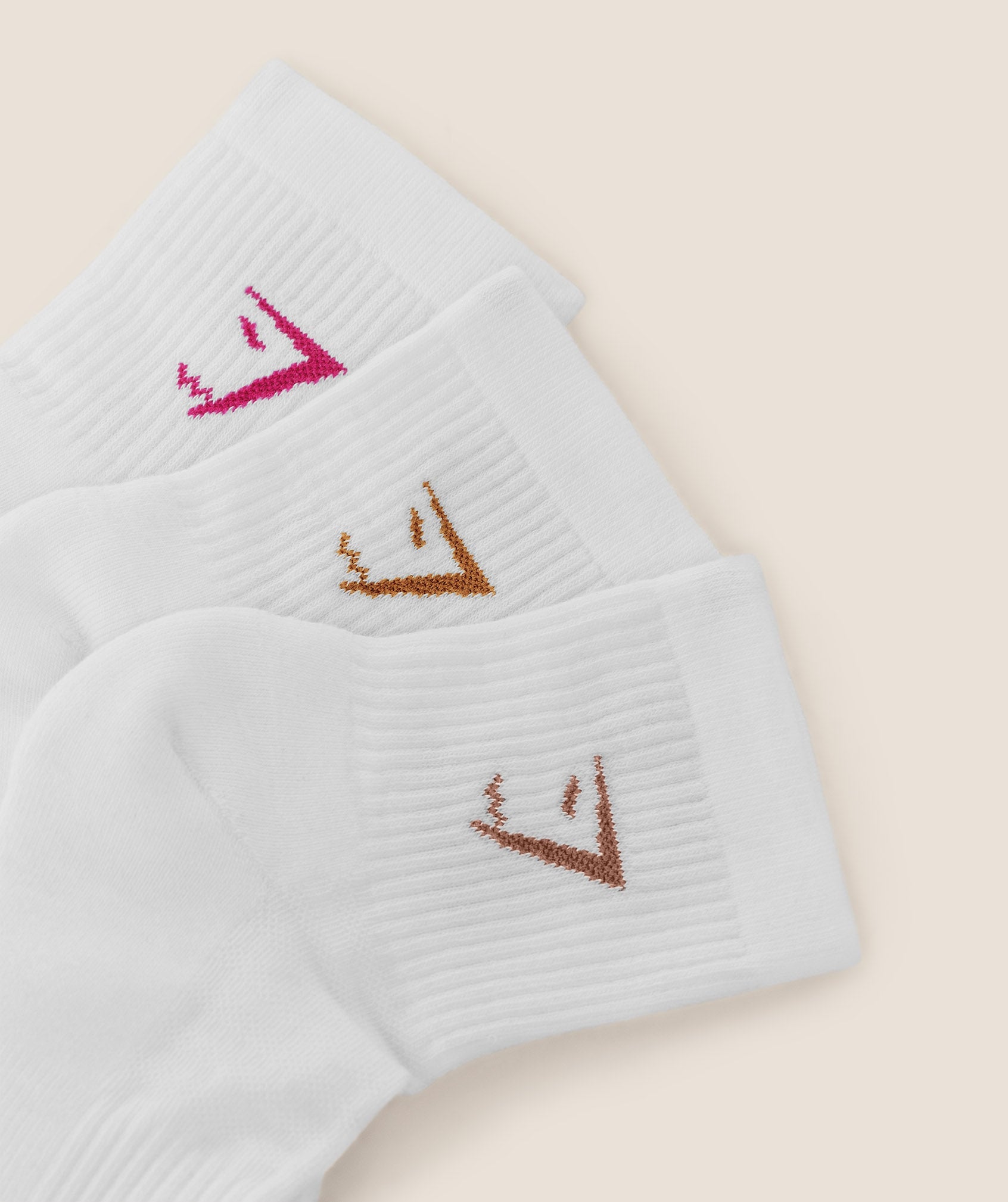 Sweet Treat Graphic Midi Socks 3pk - GS White — imagem 3