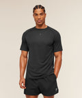 Hybrid Engineered Jacquard T-Shirt - Black — imagem 1