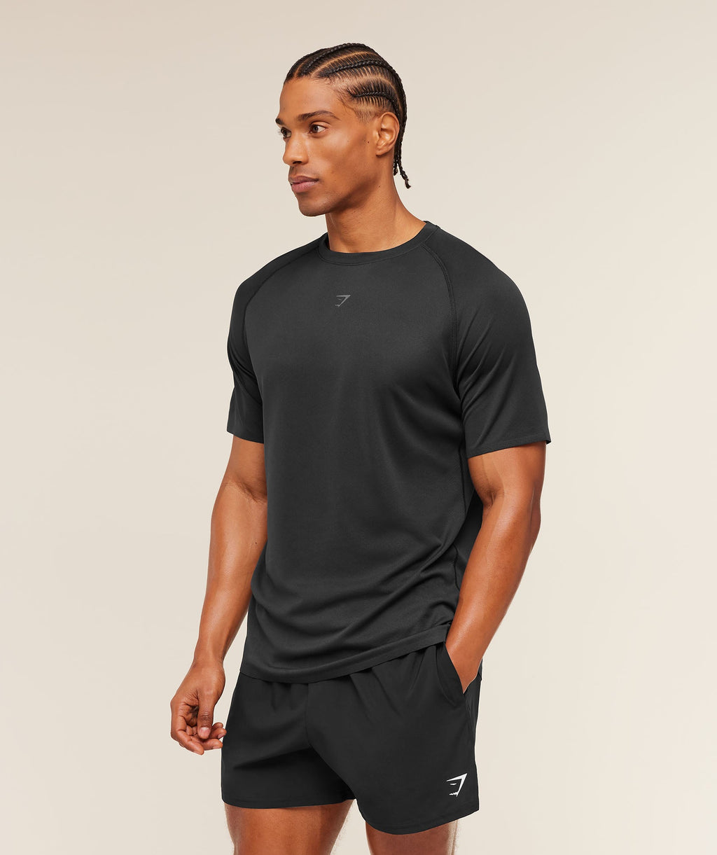 Hybrid Engineered Jacquard T-Shirt - Black — imagem 4