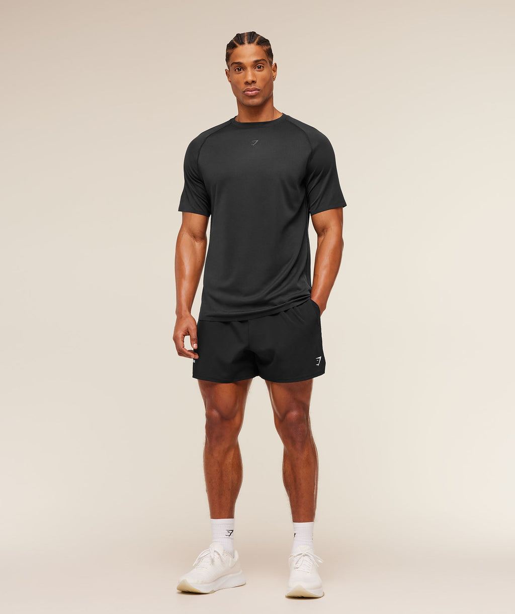 Hybrid Engineered Jacquard T-Shirt - Black — imagem 5