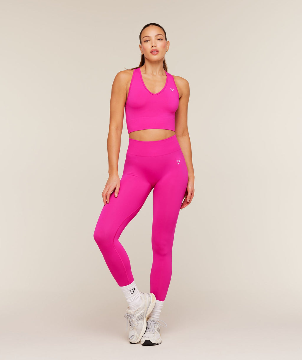 Everyday Seamless Crop Tank - Super-Set Pink — imagem 5