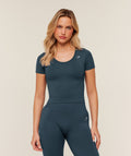 Everyday Seamless Tight Fit Crew Neck Tee - GS Stealth Blue — imagem 1