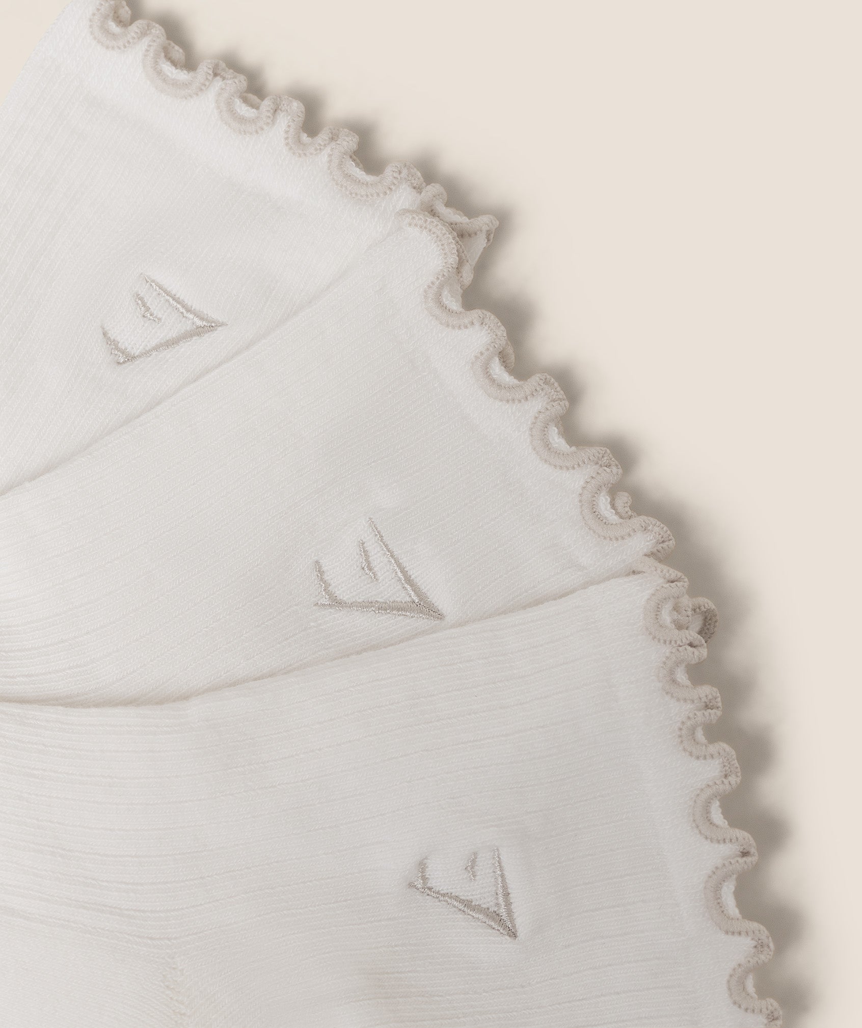 Midi Frill Socks 3pk - GS Soft White — imagem 2