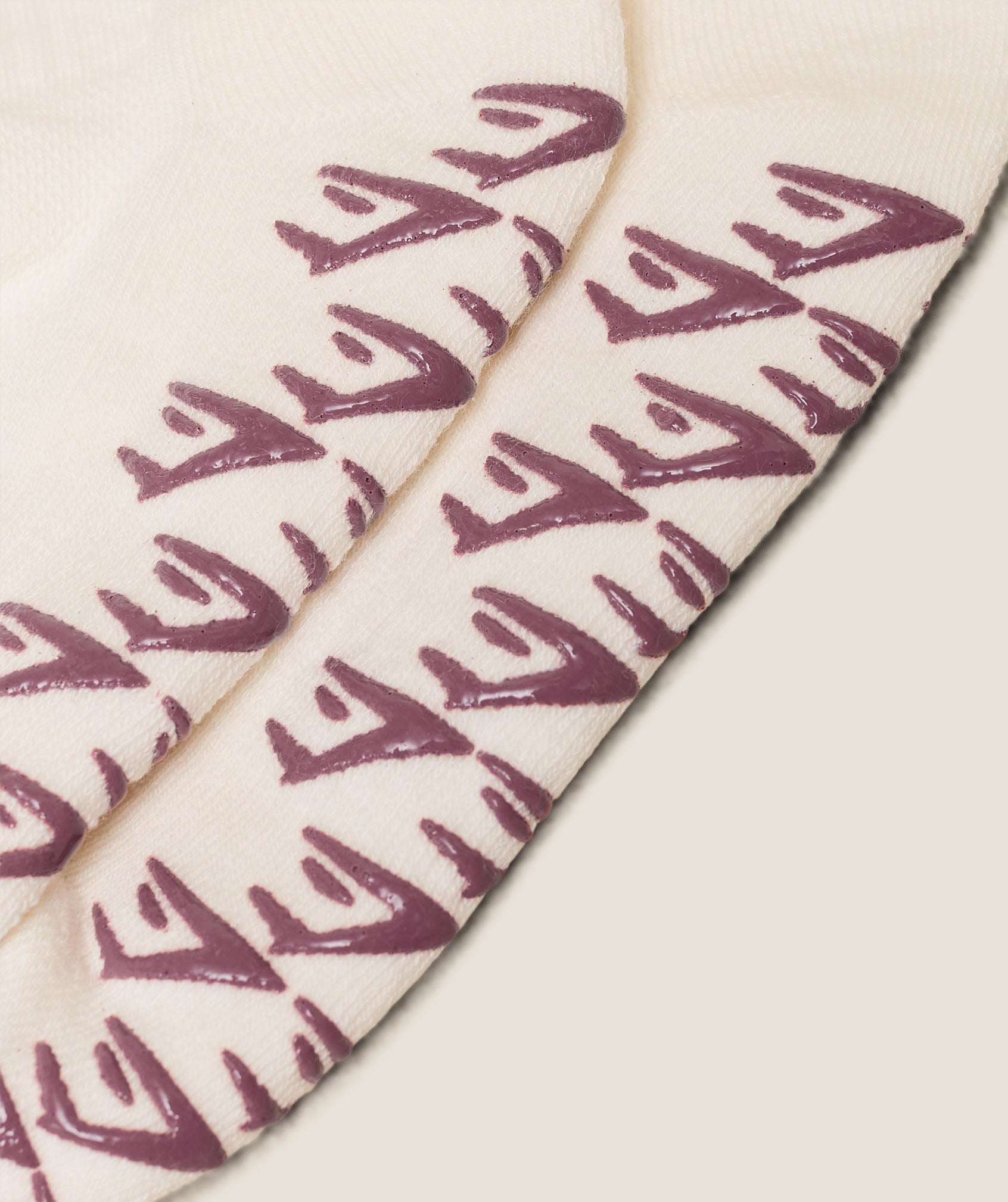 Frill Pilates Midi Sock - Soft White /  Calm Pink — imagem 3