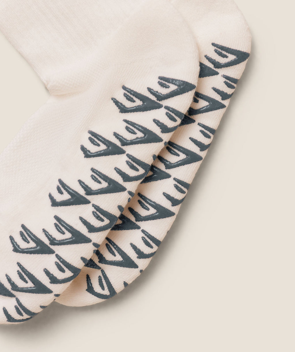 Frill Pilates Midi Sock - Soft White/Iron Blue — imagem 2