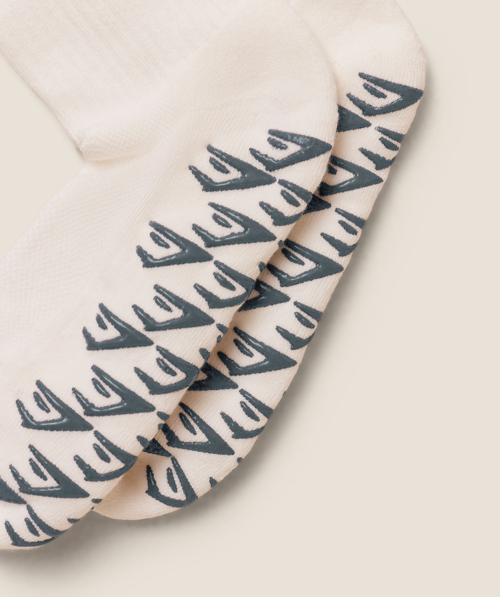 Frill Pilates Midi Sock - Soft White/Iron Blue — imagem 2