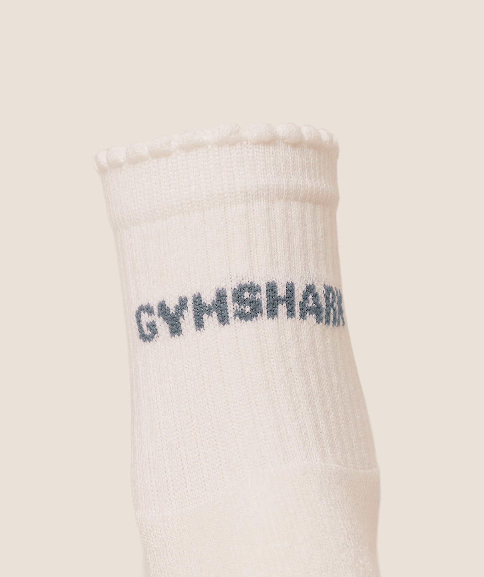 Frill Pilates Midi Sock - Soft White/Iron Blue — imagem 3