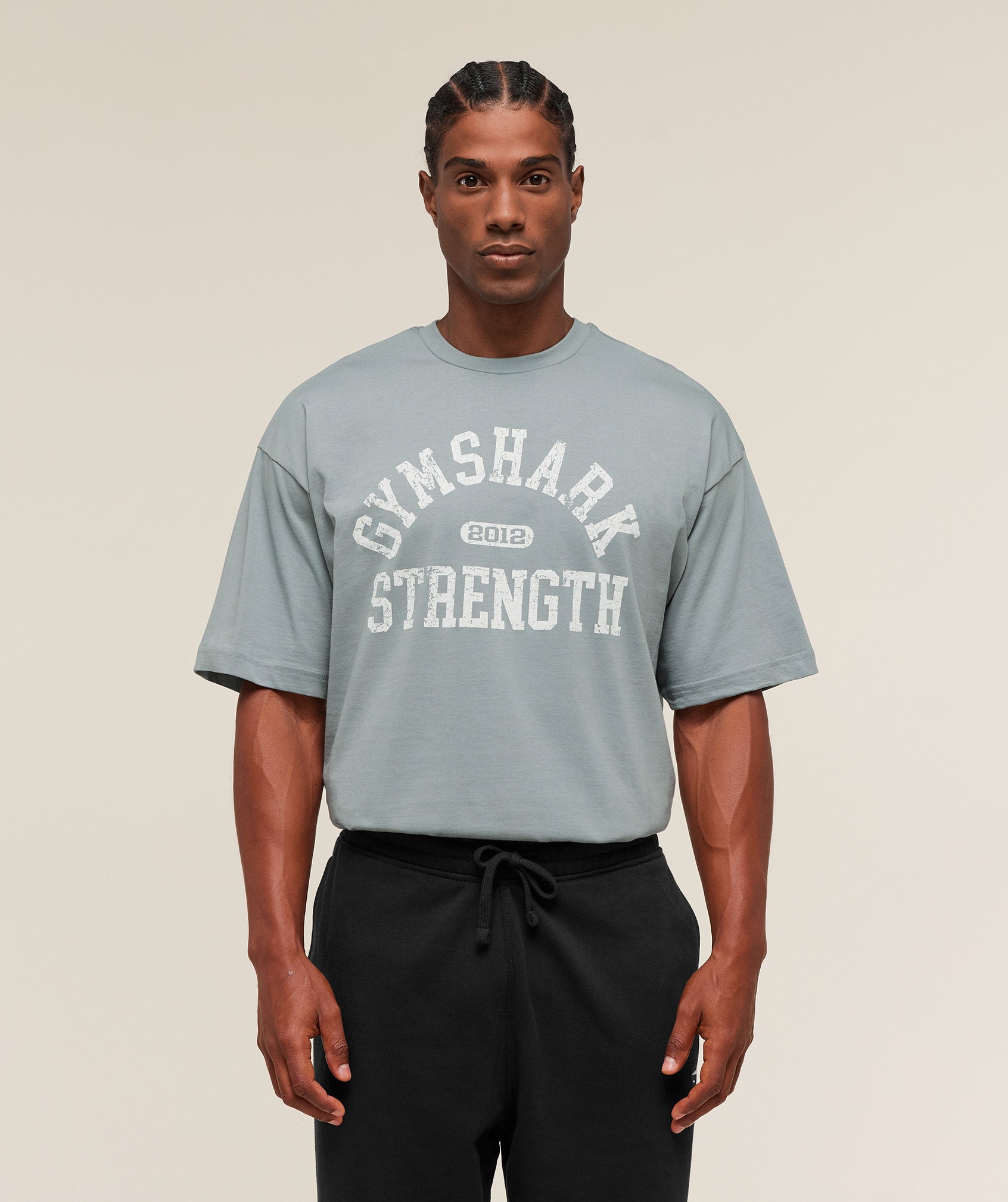 2012 Strength T-Shirt - Denim Grey — imagem 1