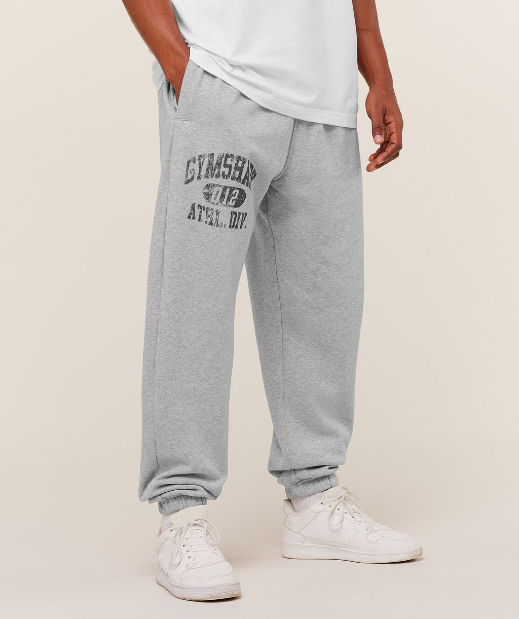 Athletic Division Graphic Joggers - Light Grey Core Marl — imagem 3