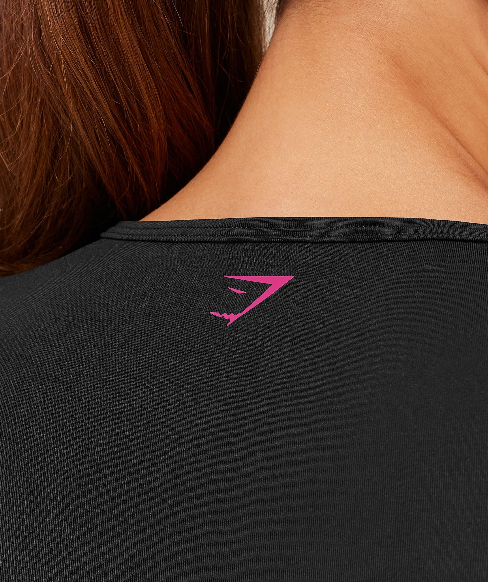 Everyday Seamless Graphic Short Sleeve Top - Black — imagem 6