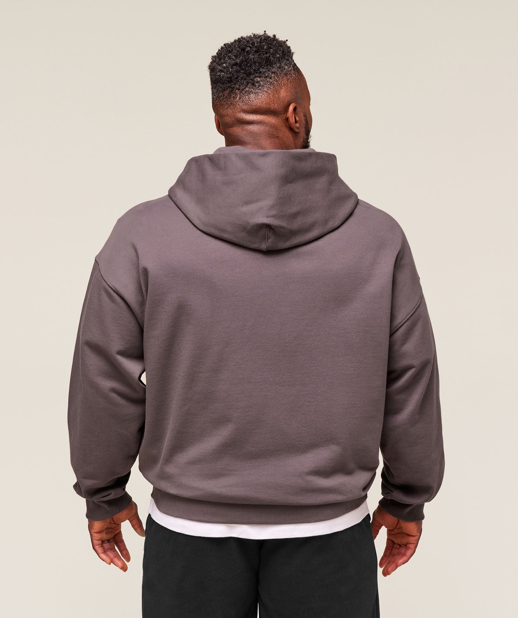 Authentic Apparel Zip Up Hoodie - Brushed Purple — imagem 5