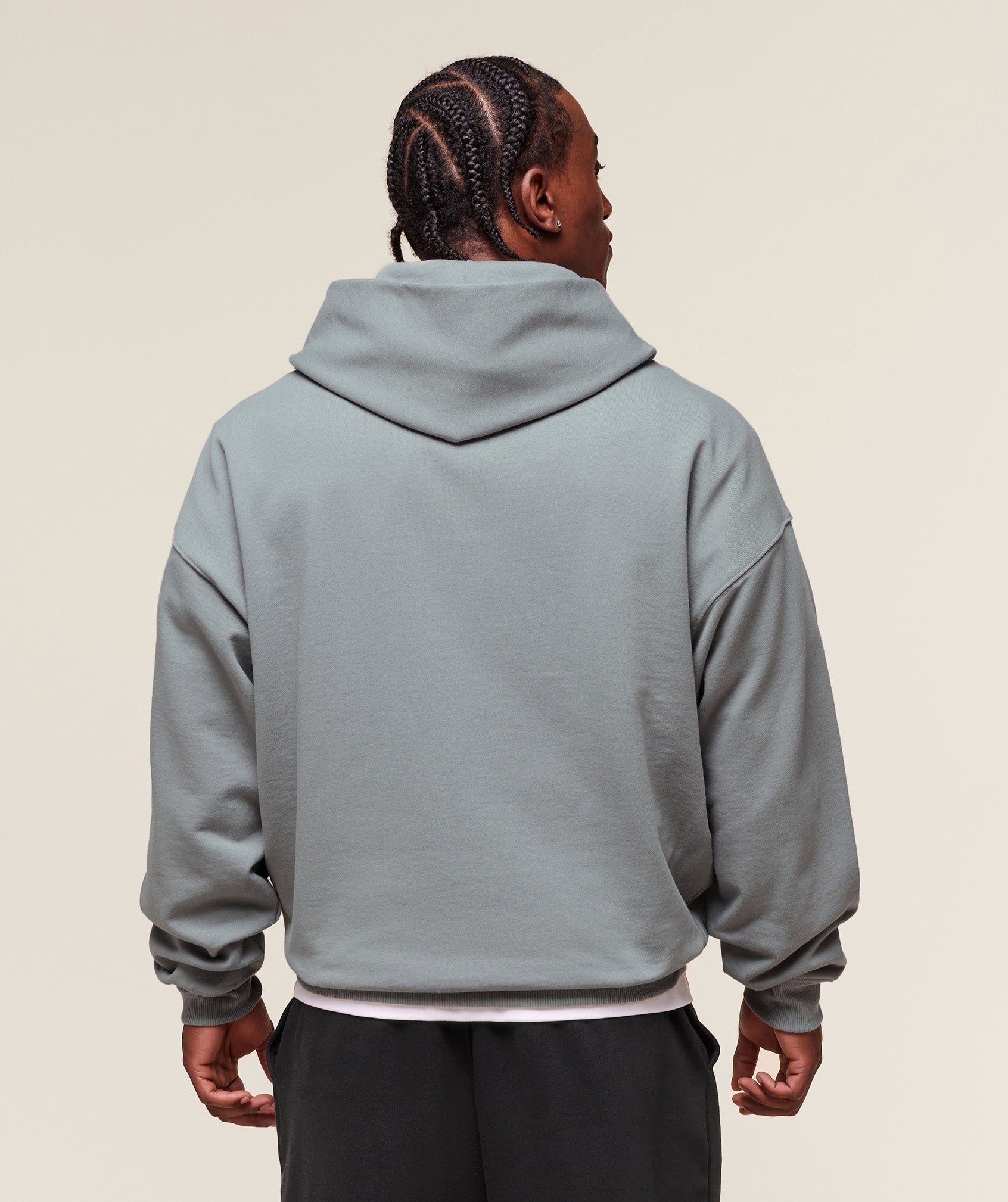 Authentic Apparel Zip Up Hoodie - Smokey Grey — imagem 2