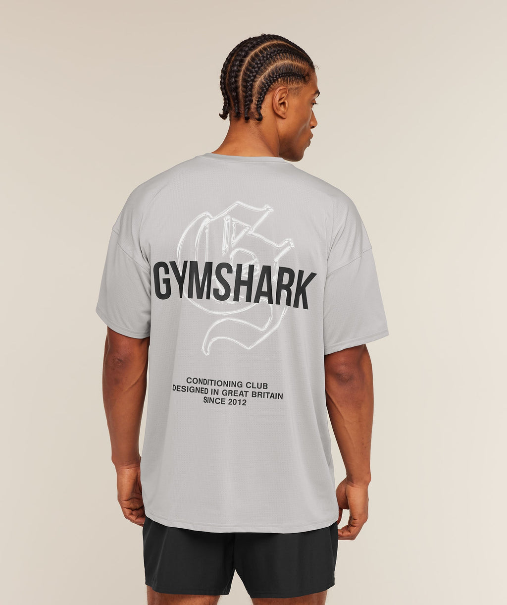 Chrome Graphic T-Shirt - Stratus Grey — imagem 7