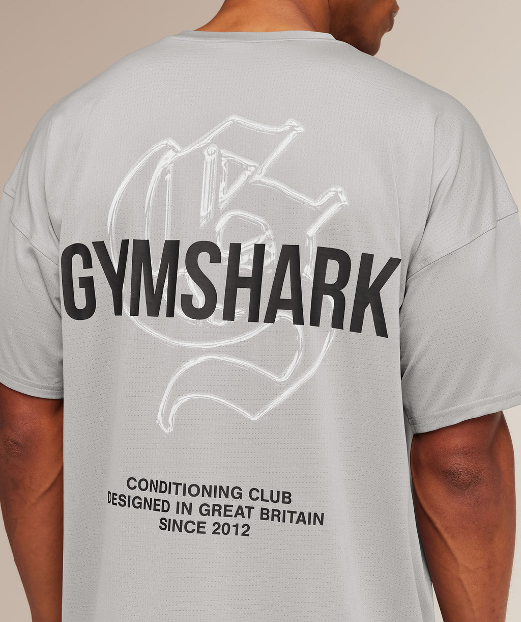 Chrome Graphic T-Shirt - Stratus Grey — imagem 5